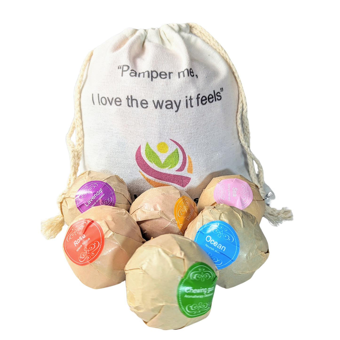 Organic Handmade Natural Rose Dried Flower Bath Bomb