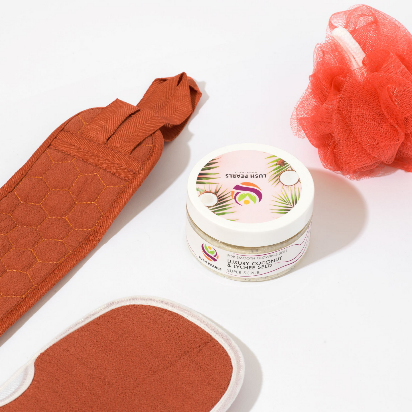 Luxury Coconut & Lychee Seed Super Scrub
