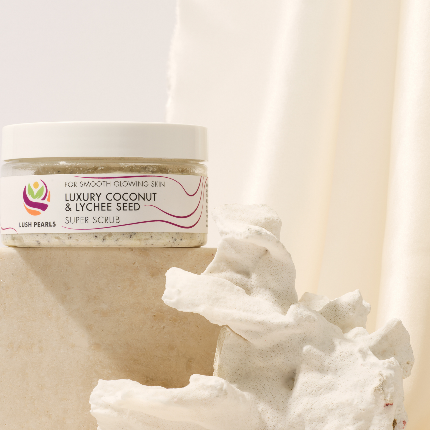 Luxury Coconut & Lychee Seed Super Scrub