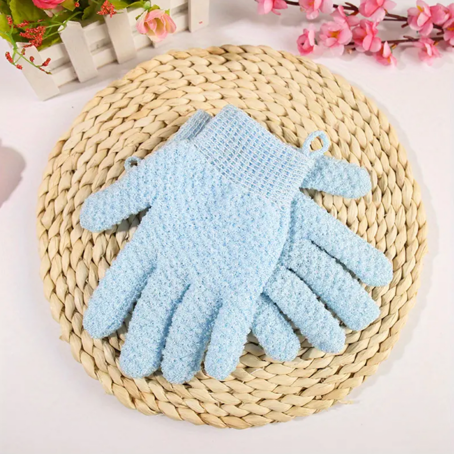 Exfoliating Bath Gloves For Shower - Deep Exfoliating, Gloves For Women & Men