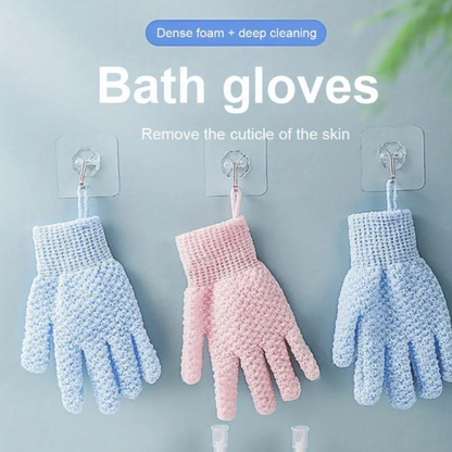 Exfoliating Bath Gloves For Shower - Deep Exfoliating, Gloves For Women & Men
