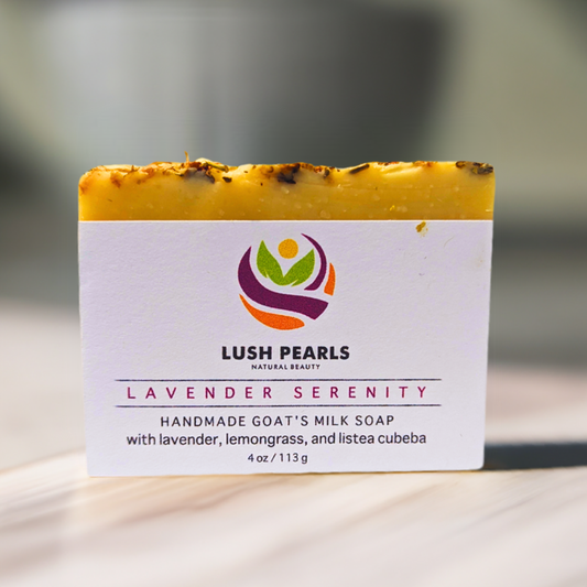 LAVENDER SERENITY - Handmade Goat's Milk Soap.