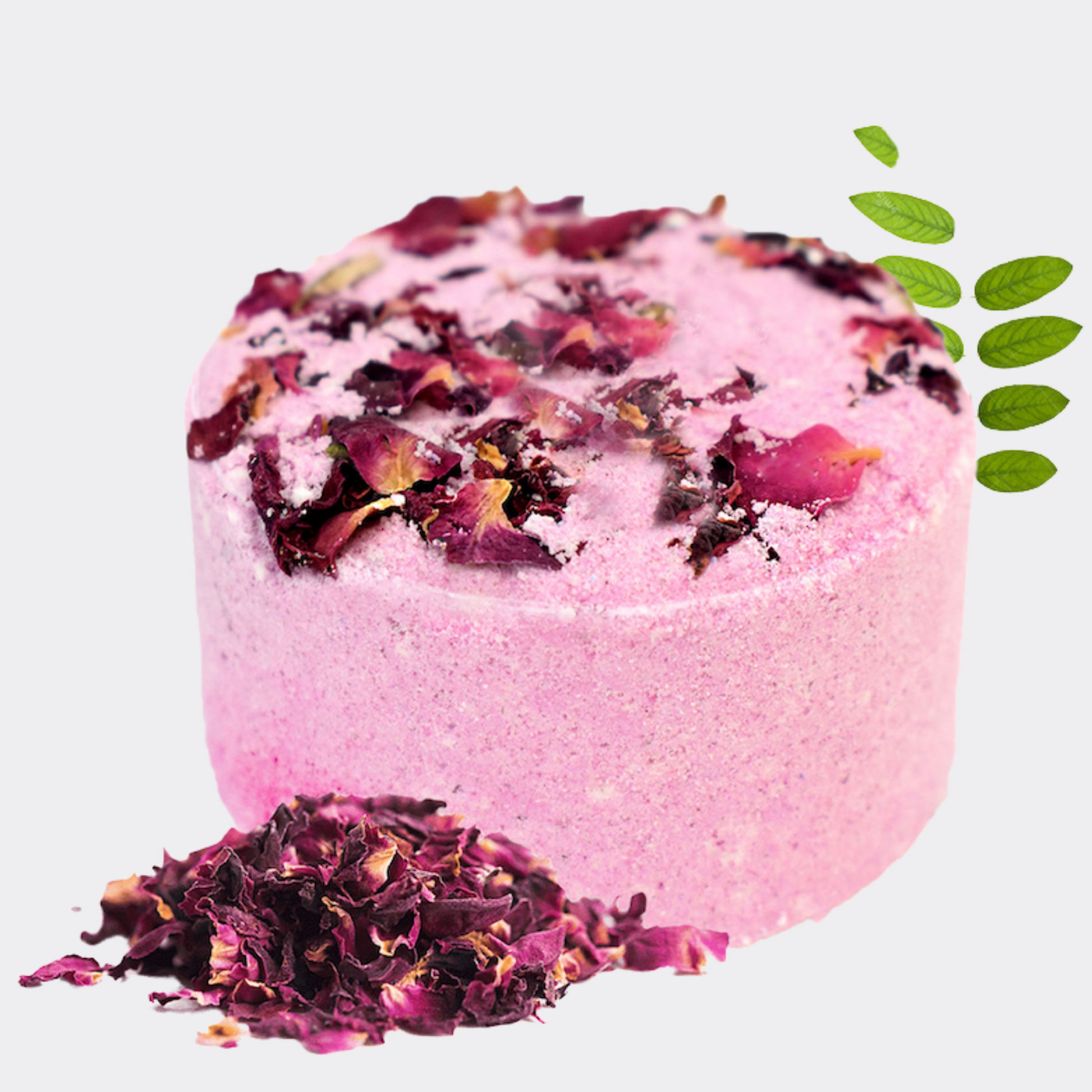 Rose Bath Bomb | Rose Petal Bath Bomb | Lush Pearls