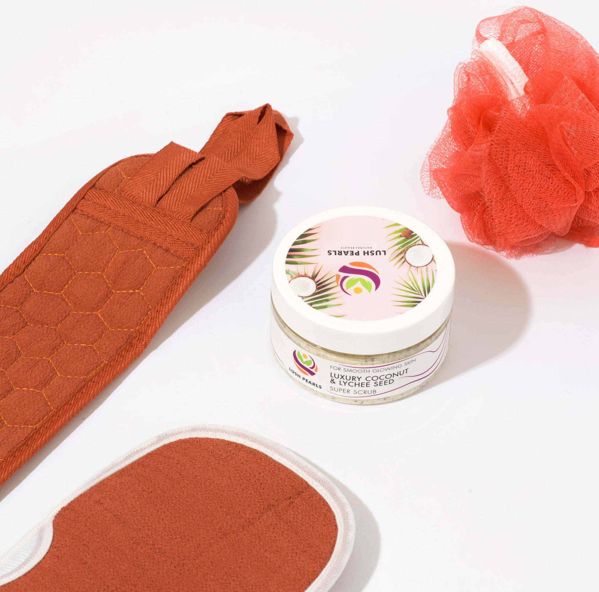 Body Scrub Sponge | Body Pamper Kit | Lush Pearls